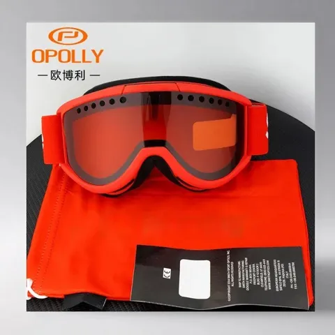 Opolly Red Ski Goggles